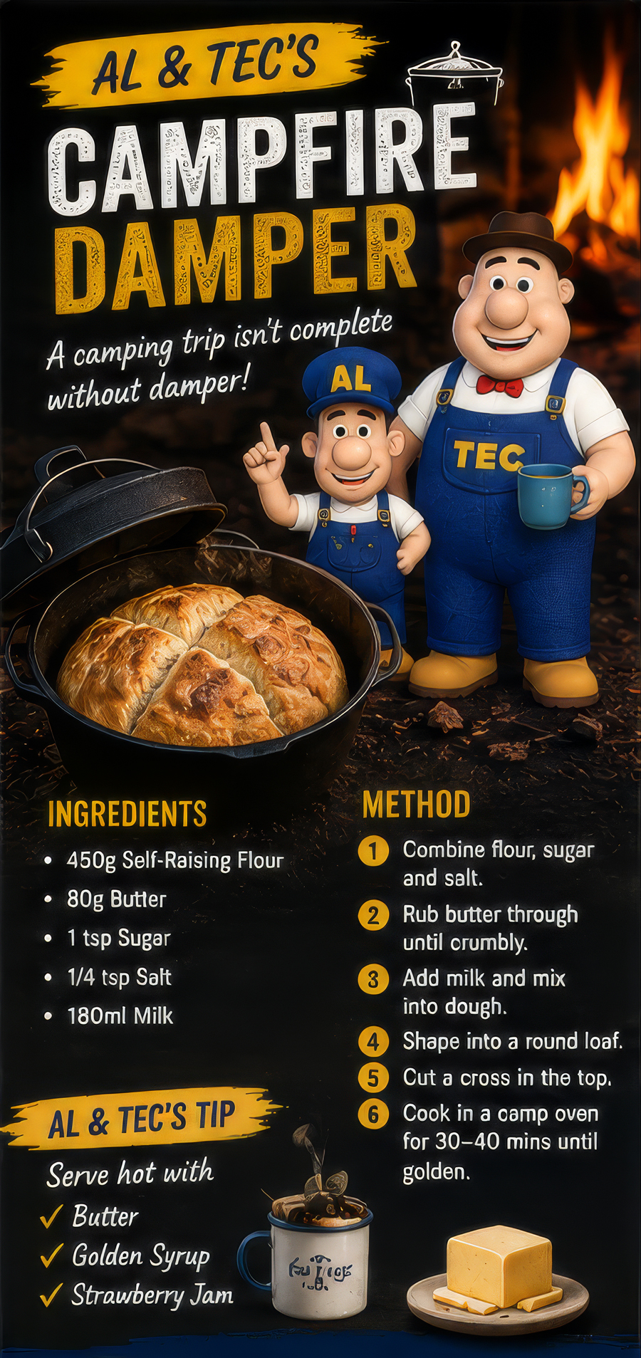 Al and Tecs Campfire Damper