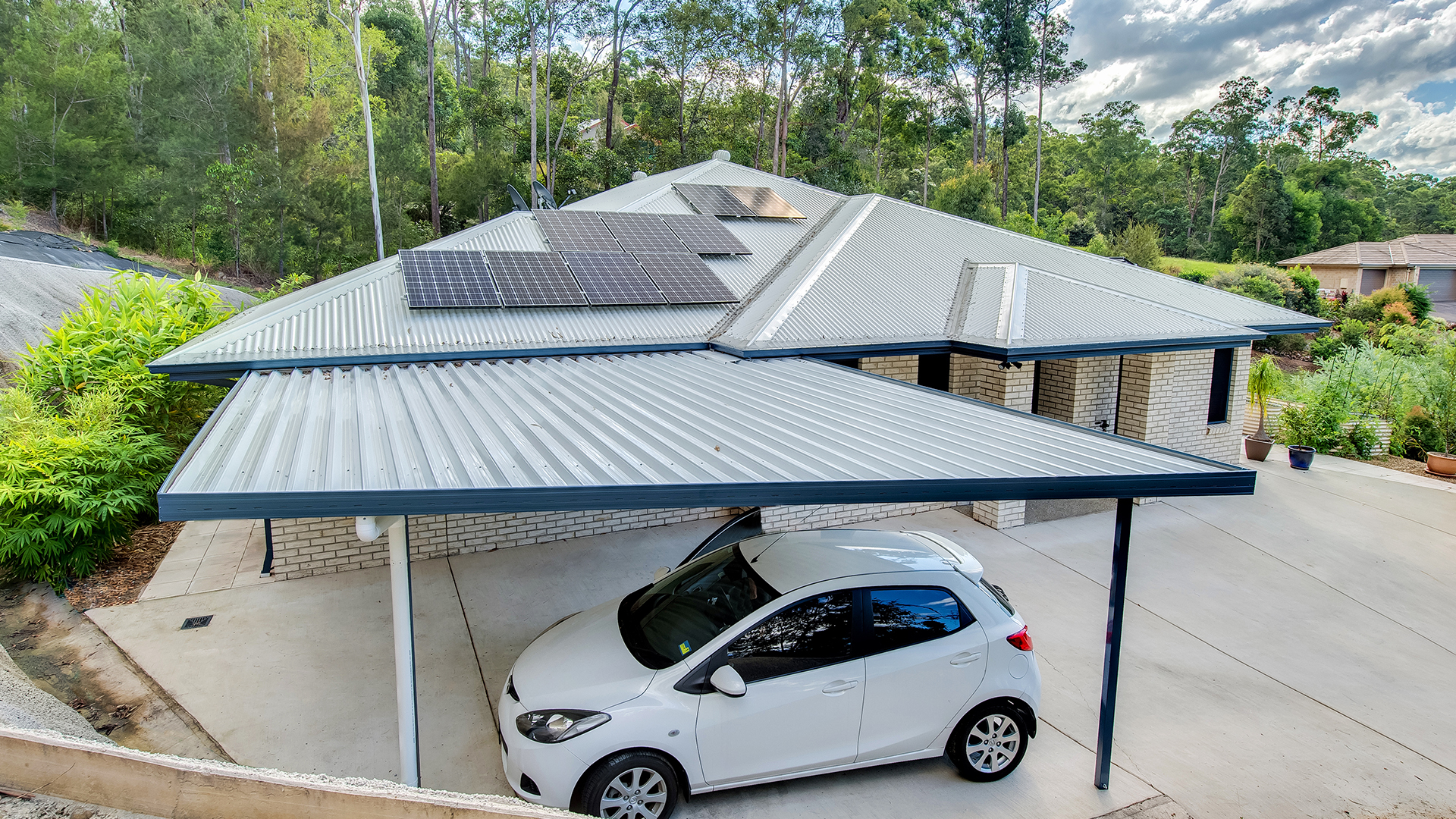 Altec Carport and a front gate