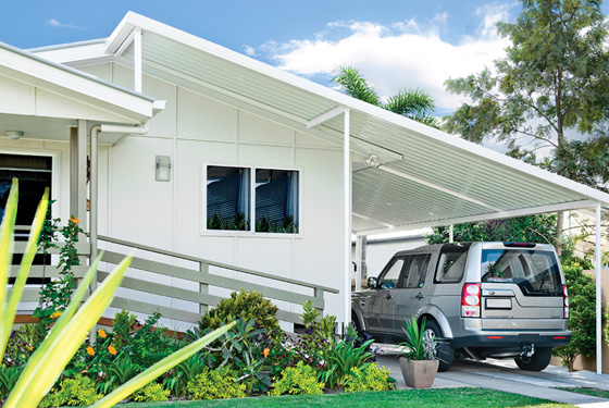 Altec Carport and a front gate