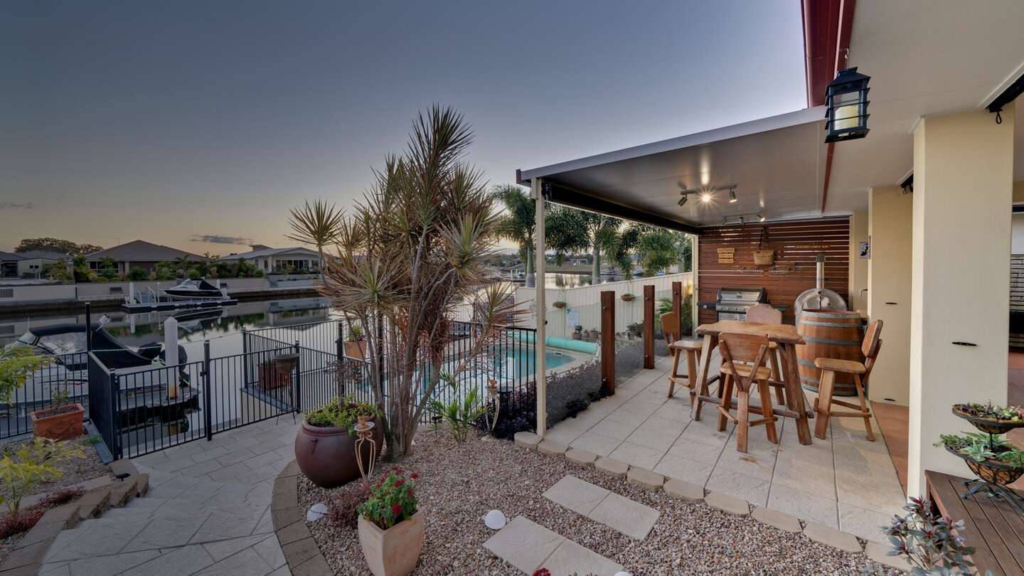 A patio outdoor setting.